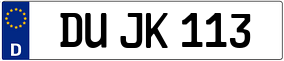Truck License Plate